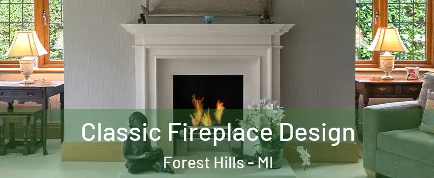  Classic Fireplace Design Forest Hills - MI