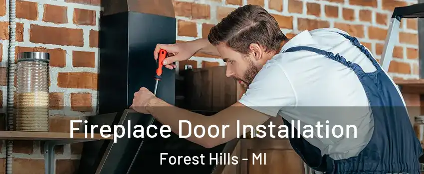  Fireplace Door Installation Forest Hills - MI