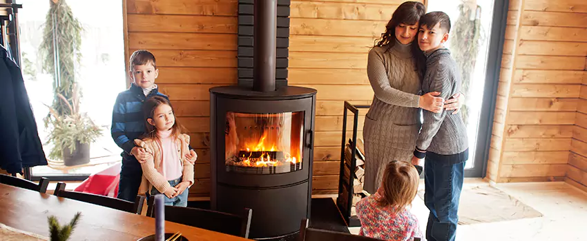 Morso Cast Iron Fireplace Insert Installation in Forest Hills, Michigan