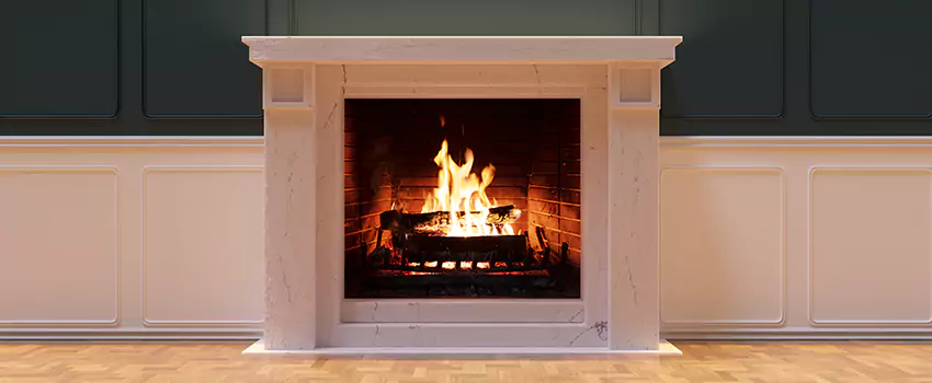 Open Flame Wood-Burning Fireplace Installation Services in Forest Hills, Michigan