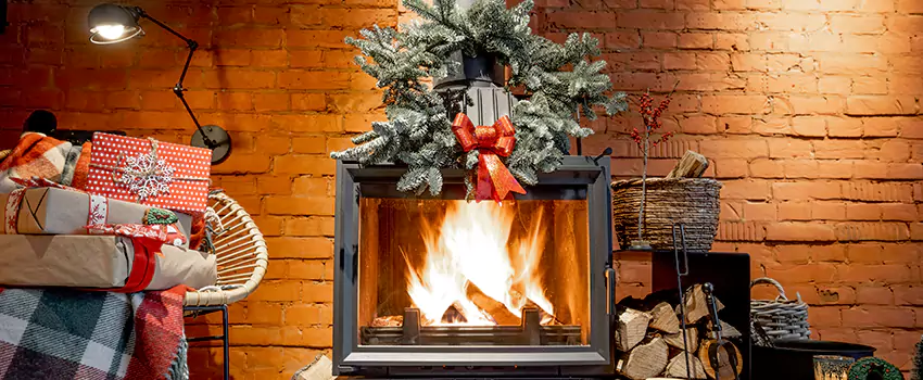 Travis Industries Linear Gas Fireplace Installation in Forest Hills, Michigan