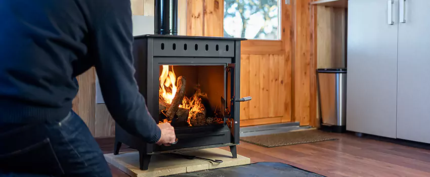 Open Hearth Wood Fireplace Installation in Forest Hills, MI