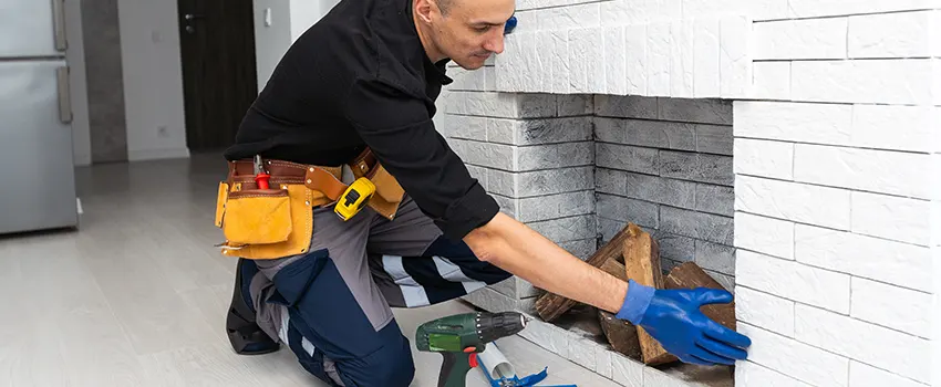 Fireplace Damaged Damper Frame Repair Services in Forest Hills, Michigan