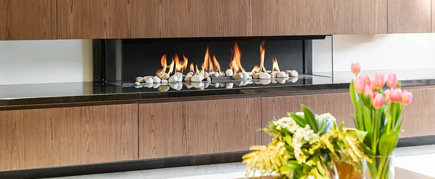 Double-height Fireplace Design Refurbishment in Forest Hills, Michigan
