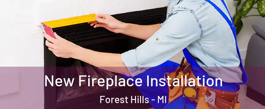  New Fireplace Installation Forest Hills - MI